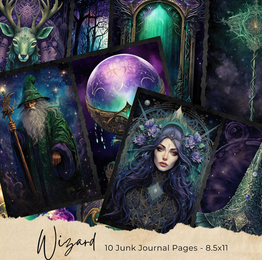 Enchanted Wizard Journal Pages - 24-7036