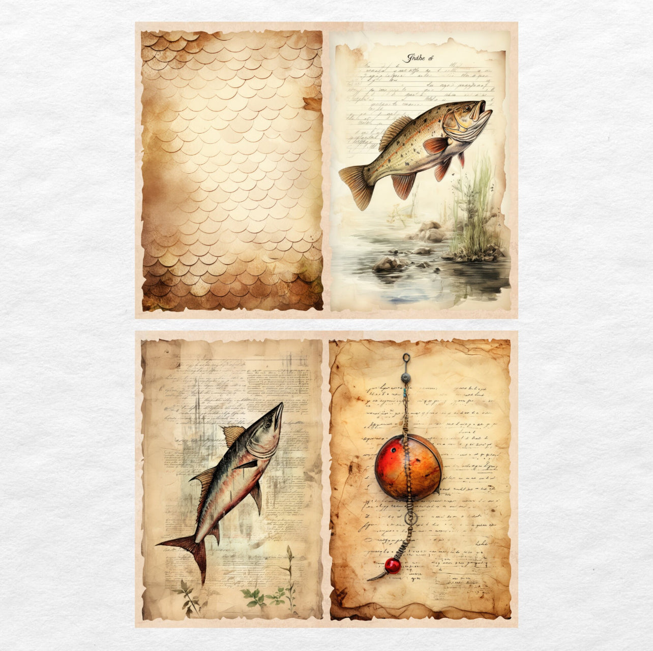 Fishing Journal Pages - 24-7031