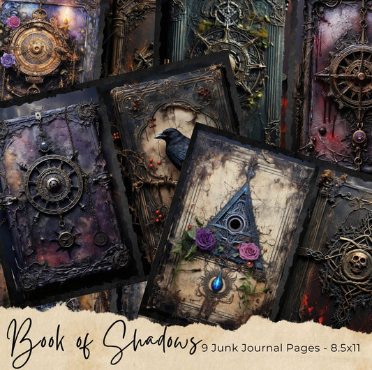 Book of Shadows Journal Pages - 24-7004