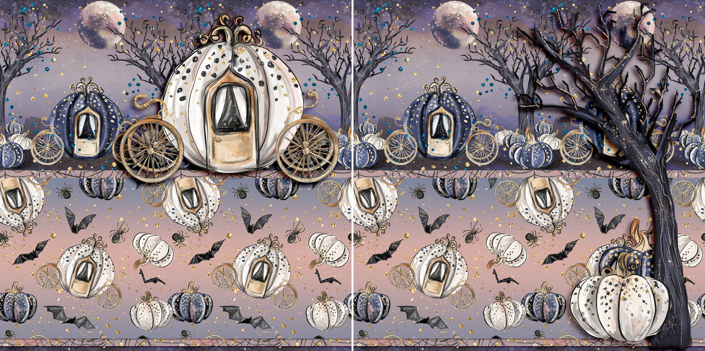 Enchanted Night NPM - Set of 5 Double Page Layouts - 1523