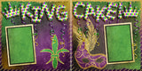 Mardi Gras Bling - Set of 5 Double Page Layouts - 1566