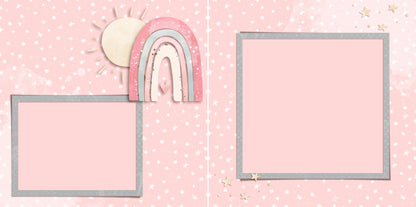 Sweet Baby Girl Set of 5 Double Page Layouts - 1578