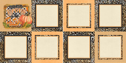 Cheetah Fall NPM - Set of 5 Double Page Layouts - 1525