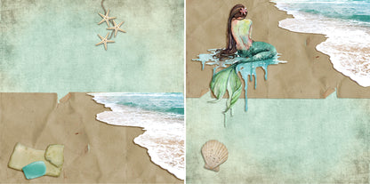 Beach Vibes NPM - Set of 5 Double Page Layouts - 1446