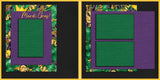 Happy Mardi Gras - Set of 5 Double Page Layouts - 1556