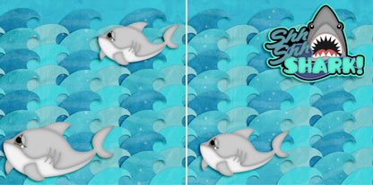 Oceans of Fun NPM- Set of 5 Double Page Scrapbook Layouts - 1269
