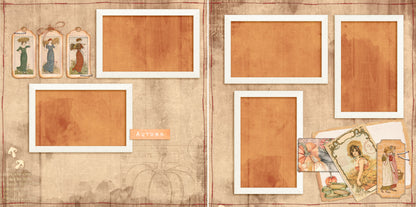 Harvest Memories - Set of 5 Double Page Layouts - 1518