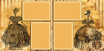 Haunted House - Set of 5 Double Page Scrapbook Layouts - 1276