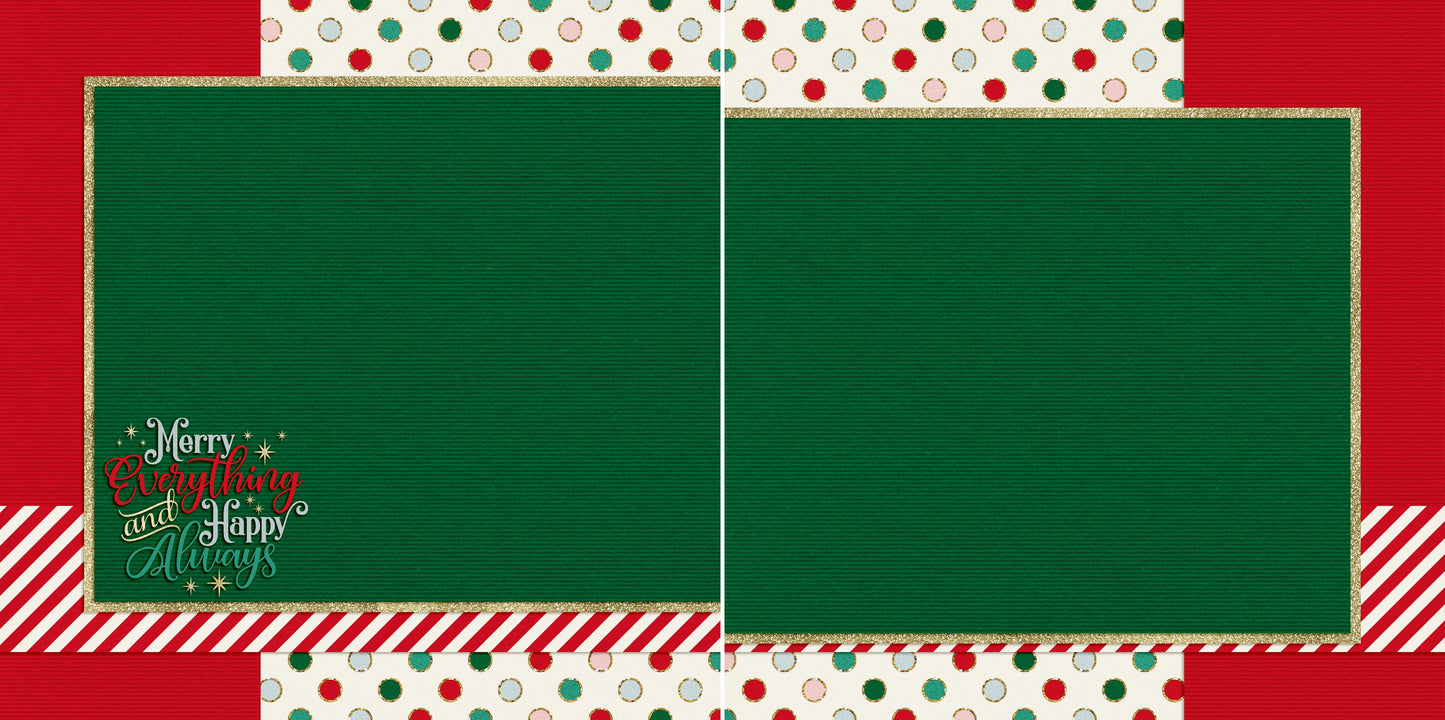 Merry Everything NPM - Set of 5 Double Page Layouts - 1531