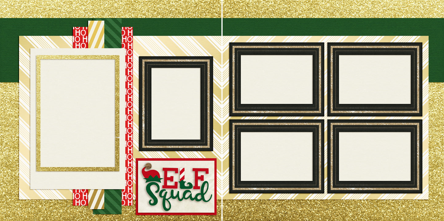 Best Christmas - Set of 5 Double Page Layouts - 1528