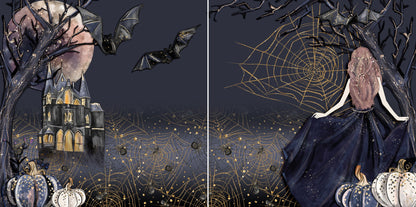 Enchanted Night NPM - Set of 5 Double Page Layouts - 1523