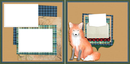 Camp Visitor - Camping - EZ Digital Scrapbook Pages - INSTANT DOWNLOAD