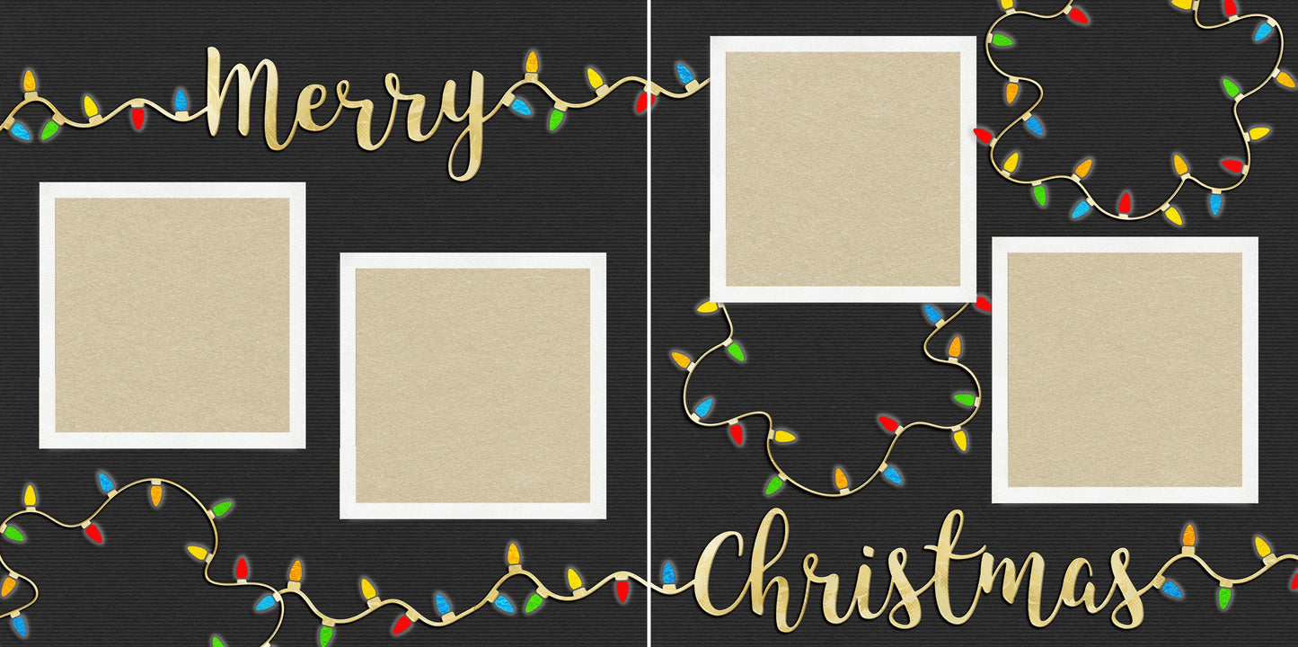 Best Christmas - Set of 5 Double Page Layouts - 1528