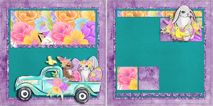 Hoppy Easter NPM - Set of 5 Double Page Layouts - 1559