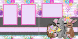 Hoppy Easter - Set of 5 Double Page Layouts - 1558