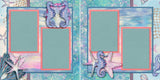 Mardi Gras Bling - Set of 5 Double Page Layouts - 1564