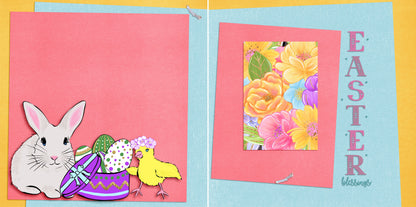 Easter Blessings NPM - Set of 5 Double Page Layouts - 1553