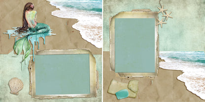 Beach Vibes - Set of 5 Double Page Layouts - 1445