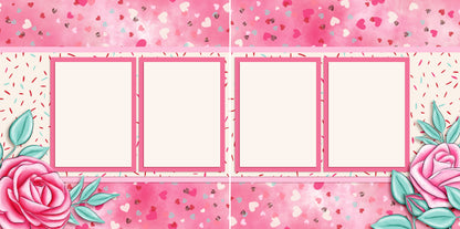 Be Mine - Set of 5 Double Page Layouts - 1546