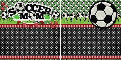 Soccer Fun NPM - Set of 5 Double Page Scrapbook Layouts - 1306