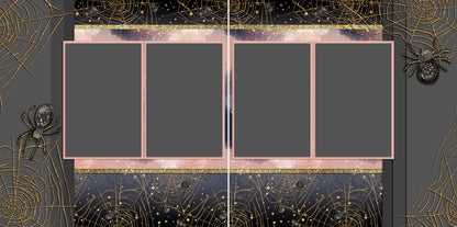 Enchanted Night - Set of 5 Double Page Layouts - 1522