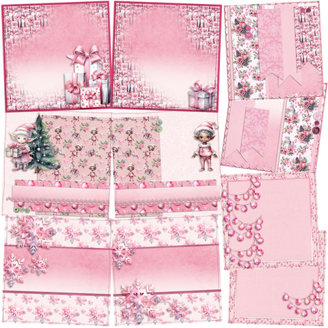 Sweet Baby Girl Set of 5 Double Page Layouts - 1578 – EZscrapbooks