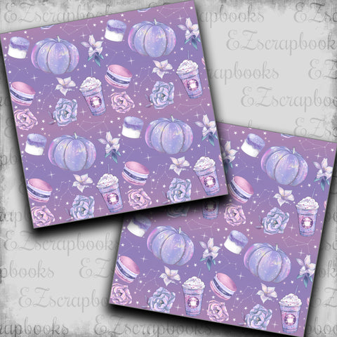 Dreamy Halloween Purple Pumpkins - Papers - 23-414