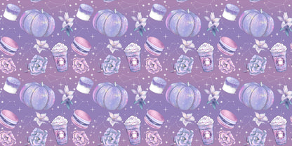 Dreamy Halloween Purple Pumpkins - Papers - 23-414