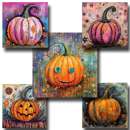 Funky Quirky Pumpkins - Paper Pack - 24-8012