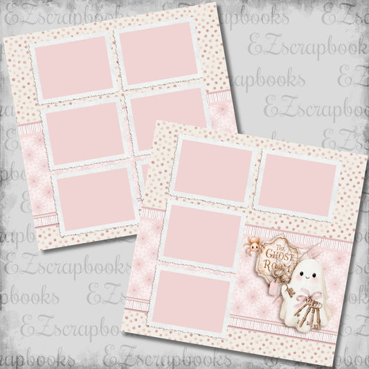 The Ghost Room - Scrapbook Layout - 26-352