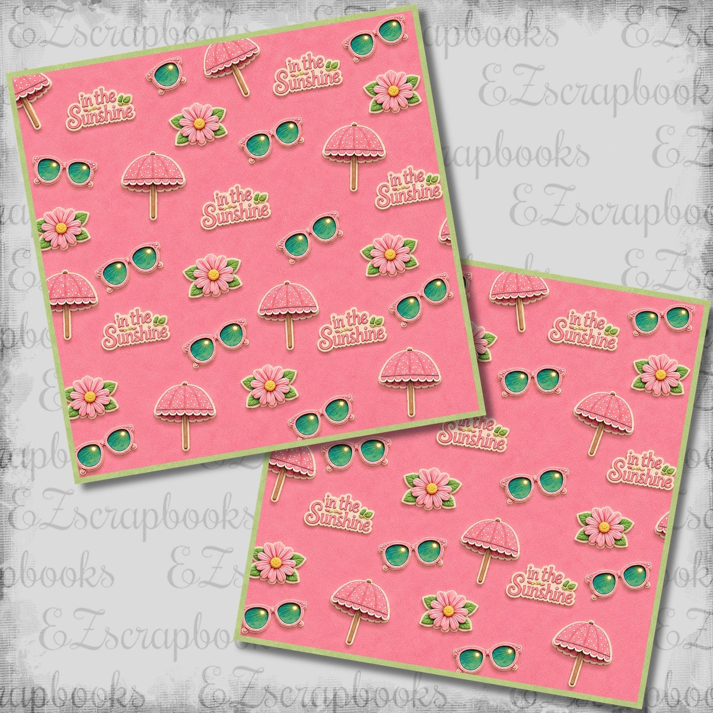 In the Sunshine NPM - Scrapbook Layout - 26-223