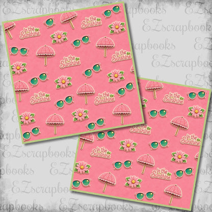 In the Sunshine NPM - Scrapbook Layout - 26-223