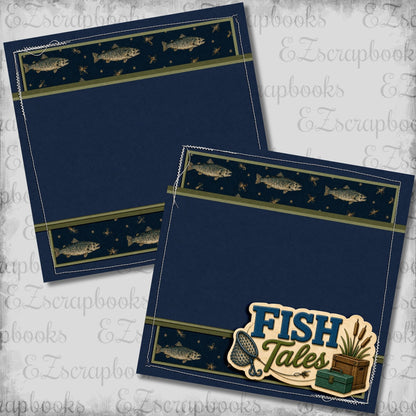 Fish Tales NPM - Scrapbook Layout - 26-251