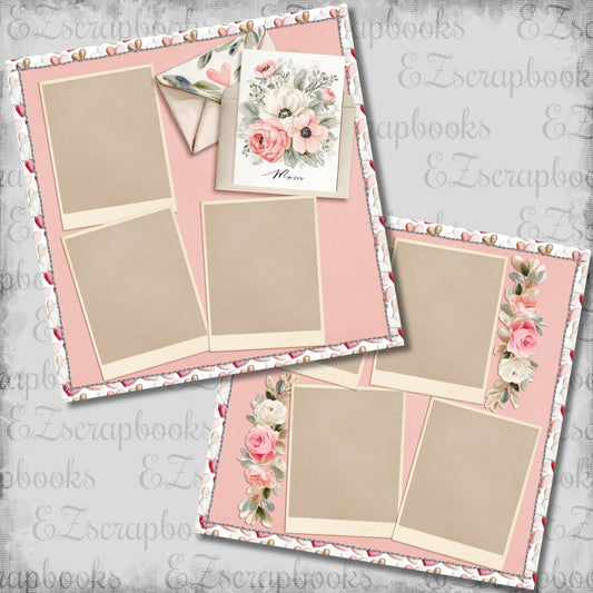 Mother's Day Card - Scrapbook Layout - 26-172