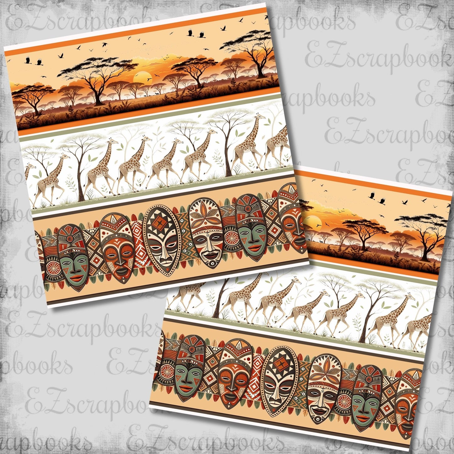 African Savanna Borders - 26-317