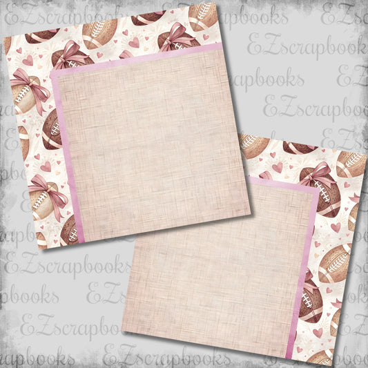 Coquette Football NPM - Scrapbook Layout - 26-159