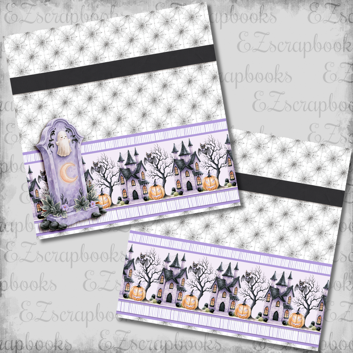 Witching Hour Tombstone NPM - Scrapbook Layout - 26-395