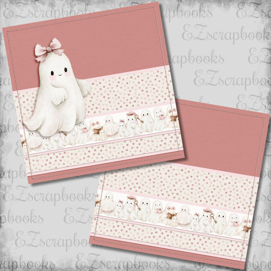 Girly Ghost NPM - Scrapbook Layout - 26-357