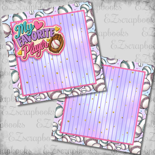 My Favorite Player NPM - Scrapbook Layout - 26-303