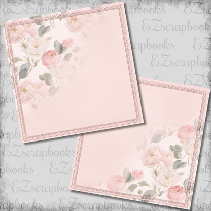 Floral Fade NPM - Scrapbook Layout - 26-175