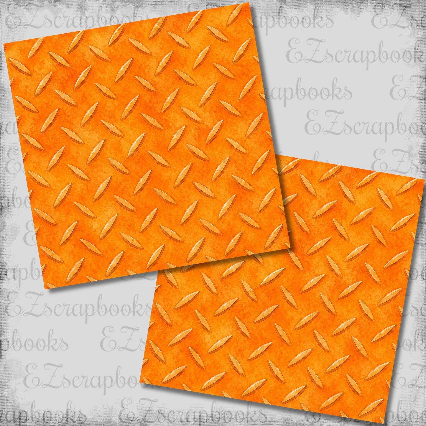 Construction Orange - 12x12 Scrapbook Papers - 26-304