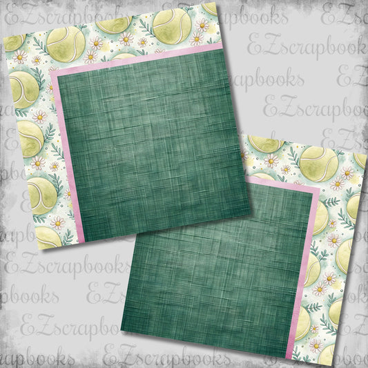 Coquette Tennis NPM - Scrapbook Layout - 26-160