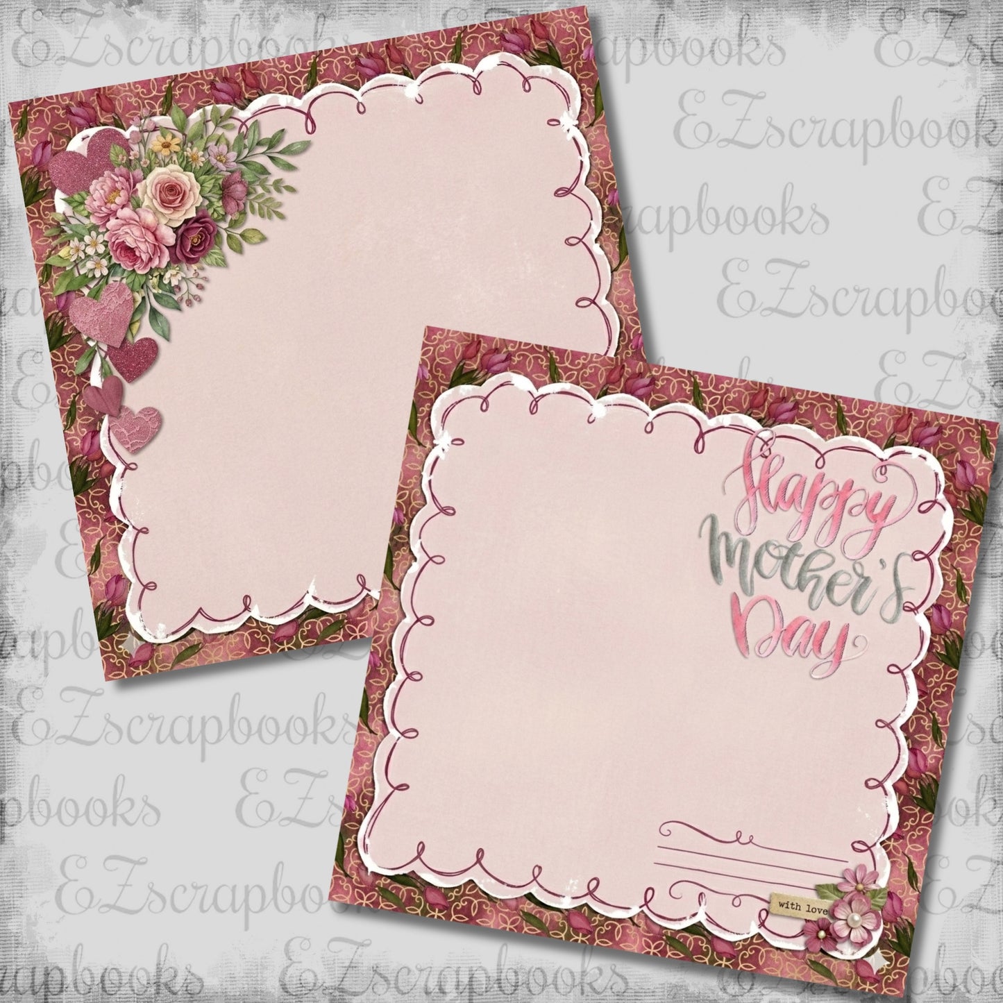 Happy Mother's Day NPM - Scrapbook Layout - 26-176