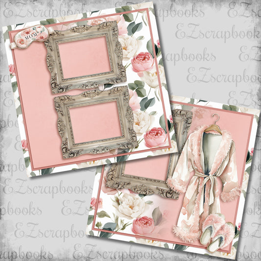 Rest & Relax Mom - Scrapbook Layout - 26-168