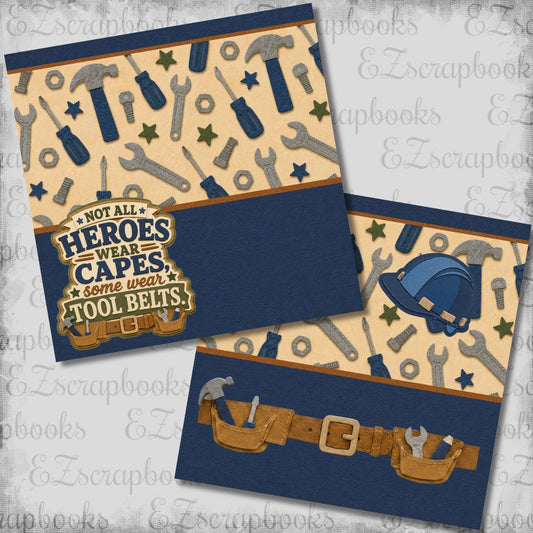 Heroes Tool Belts NPM - Scrapbook Layout - 26-229