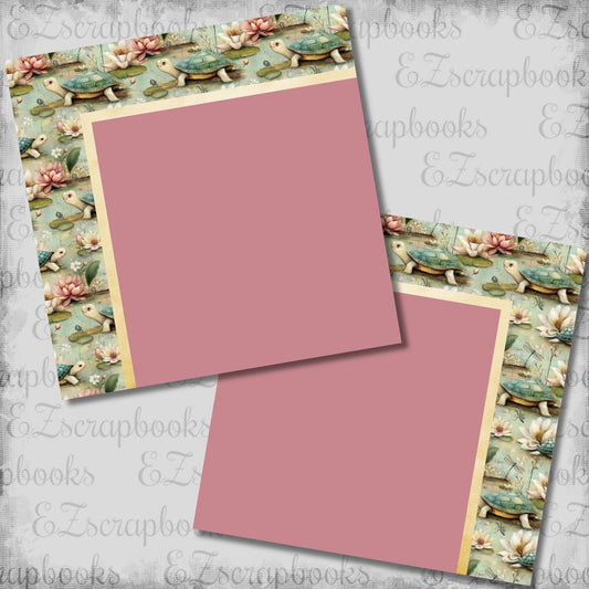 Lake Girl Turtles NPM - Scrapbook Layout - 26-204