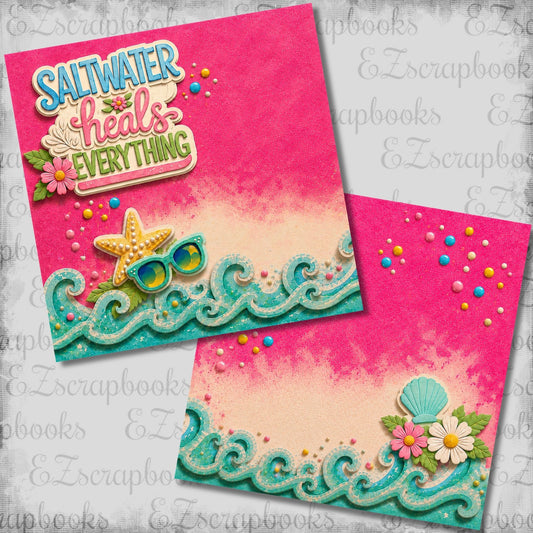 Saltwater NPM - Scrapbook Layout - 26-217