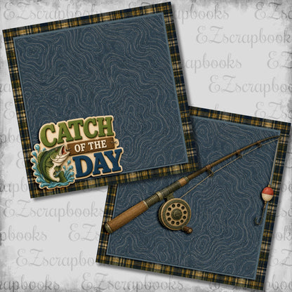 Catch of the Day NPM - Scrapbook Layout - 26-247