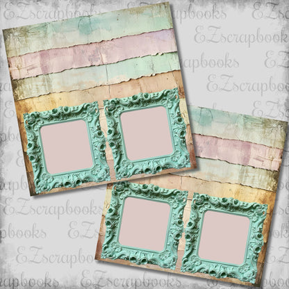 Spring Harmony 1 - Scrapbook Layout - 26-208