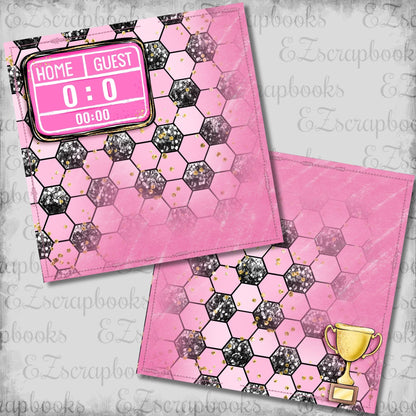 Soccer Girl Trophy NPM - Scrapbook Layout - 26-287